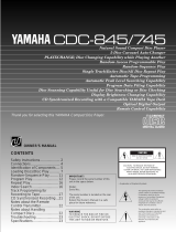 Yamaha CDC-745 Manualul proprietarului
