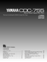Yamaha CDC-755 Manualul proprietarului