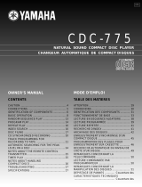 Yamaha CDC-775 Manual de utilizare