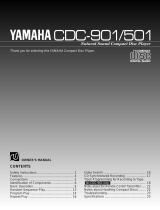 Yamaha CDC-901 Manualul proprietarului