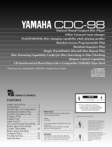 Yamaha CDC-98 Manual de utilizare