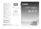 Yamaha CDR-D651 Manualul proprietarului