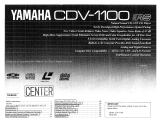 Yamaha CDV-1100 Manualul proprietarului
