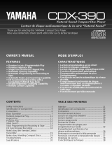 Yamaha CDX390 Manual de utilizare