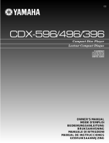 Yamaha CDX-396 Manualul proprietarului