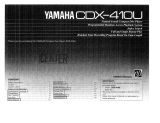Yamaha CDX410 Manualul proprietarului