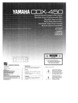 Yamaha CDX-450 Manualul proprietarului