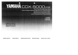 Yamaha CDX-5000 Manualul proprietarului