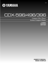 Yamaha CD Player CDX-396 Manual de utilizare