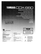 Yamaha CDX-660 Manualul proprietarului