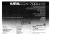 Yamaha CDX-700U Manualul proprietarului