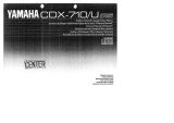 Yamaha CDX-710 Manualul proprietarului