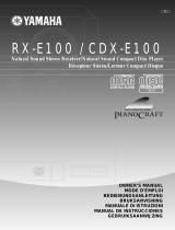 Yamaha RL RX-E100 Manual de utilizare