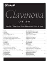 Yamaha Clavinova CGP-1000 Fișa cu date