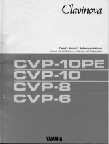 Yamaha CVP-8 Manualul proprietarului