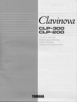 Yamaha Clavinova Manualul proprietarului