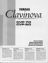 Yamaha Clavinova CVP- Manualul proprietarului