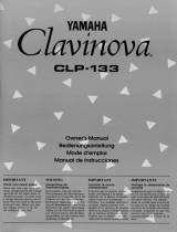 Yamaha Clavinova CLP-133 Manualul proprietarului