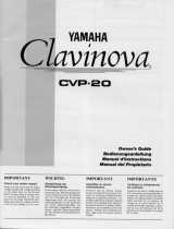 Yamaha CLP-20 Manualul proprietarului