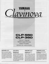 Yamaha CLP-550 Manualul proprietarului