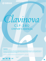 Yamaha CLP-380 Manualul proprietarului