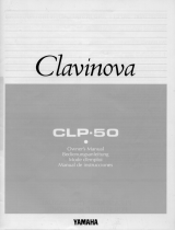 Yamaha Clavinova CLP-50 Manualul proprietarului
