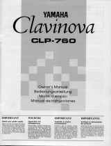 Yamaha CLP-760 Manualul proprietarului