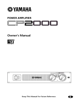 Yamaha CP2000 Manual de utilizare