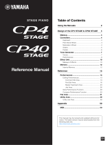 Yamaha CP4 Manual de utilizare