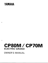 Yamaha CP80M Manualul proprietarului