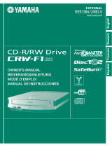Yamaha CRW-F1DX Manualul proprietarului