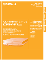 Yamaha CRW-F1UX Manual de utilizare