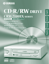 Yamaha CRW2100ix Manual de utilizare