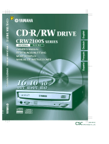 Yamaha CRW2100S Manualul proprietarului