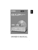 Yamaha CRW2200S Manualul proprietarului