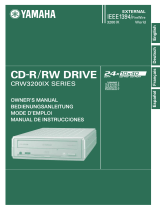 Yamaha CRW3200IX Manual de utilizare