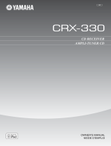 Yamaha CRX-330 Manual de utilizare