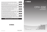 Yamaha CRX-332 Manualul proprietarului