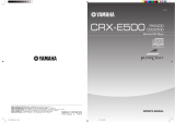 Yamaha CRX-E500 Manual de utilizare