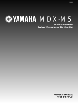 Yamaha MDX-M5 Manualul proprietarului