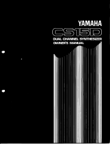 Yamaha CS15D Manual de utilizare