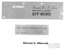 Yamaha CT-600 Manualul proprietarului