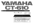 Yamaha CT-610 Manualul proprietarului