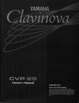 Yamaha CVP-25 Manualul proprietarului