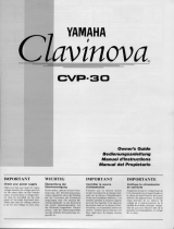 Yamaha CVP-30 Manualul proprietarului