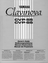 Yamaha CVP-65 Manualul proprietarului