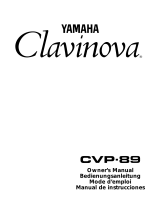 Yamaha CVP-89 Manual de utilizare