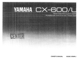 Yamaha CX-600 Manualul proprietarului