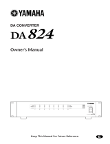 Yamaha DA824 Manual de utilizare