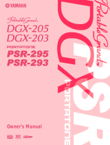 Yamaha DGX 203 Manual de utilizare